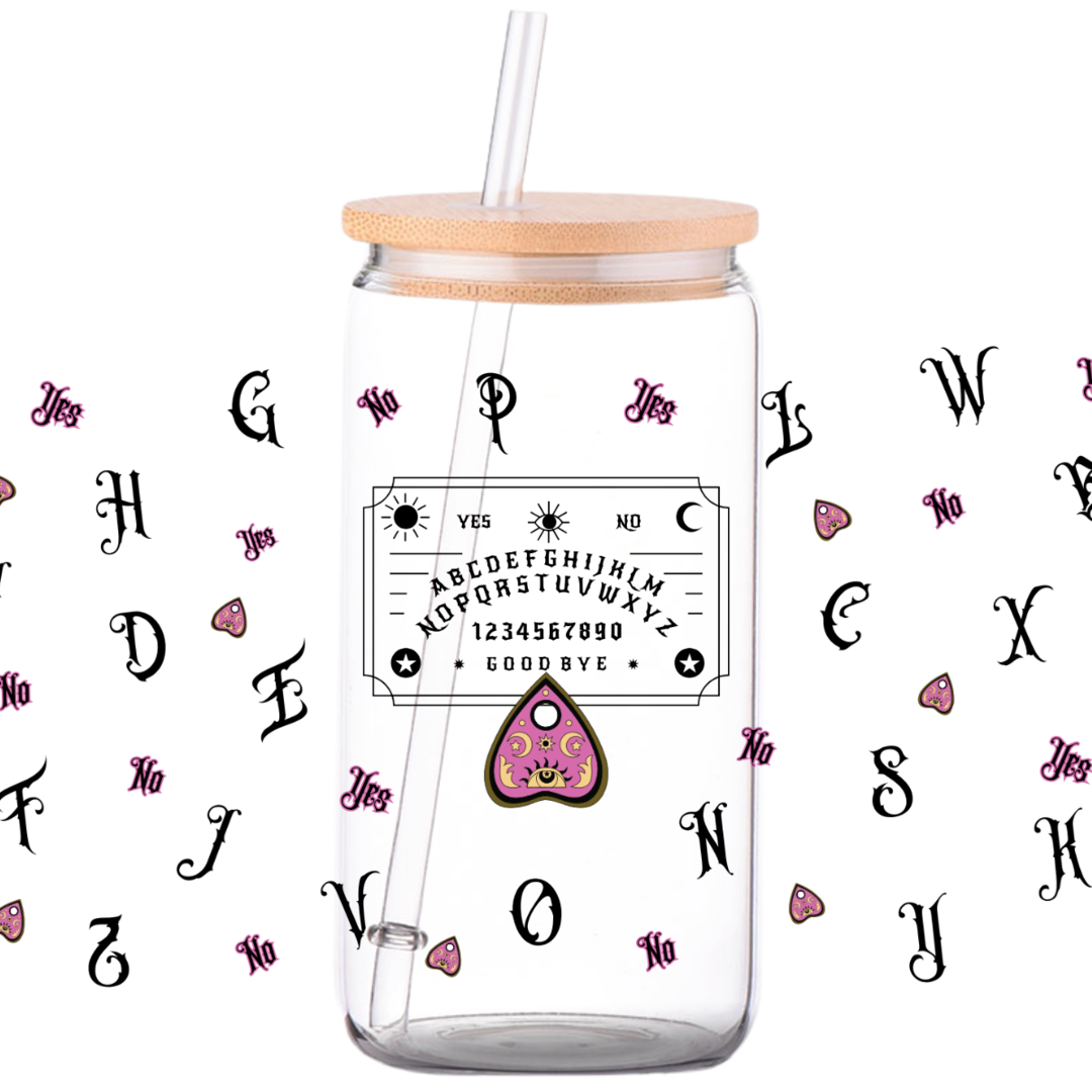 Ouija - Halloween Glass Can