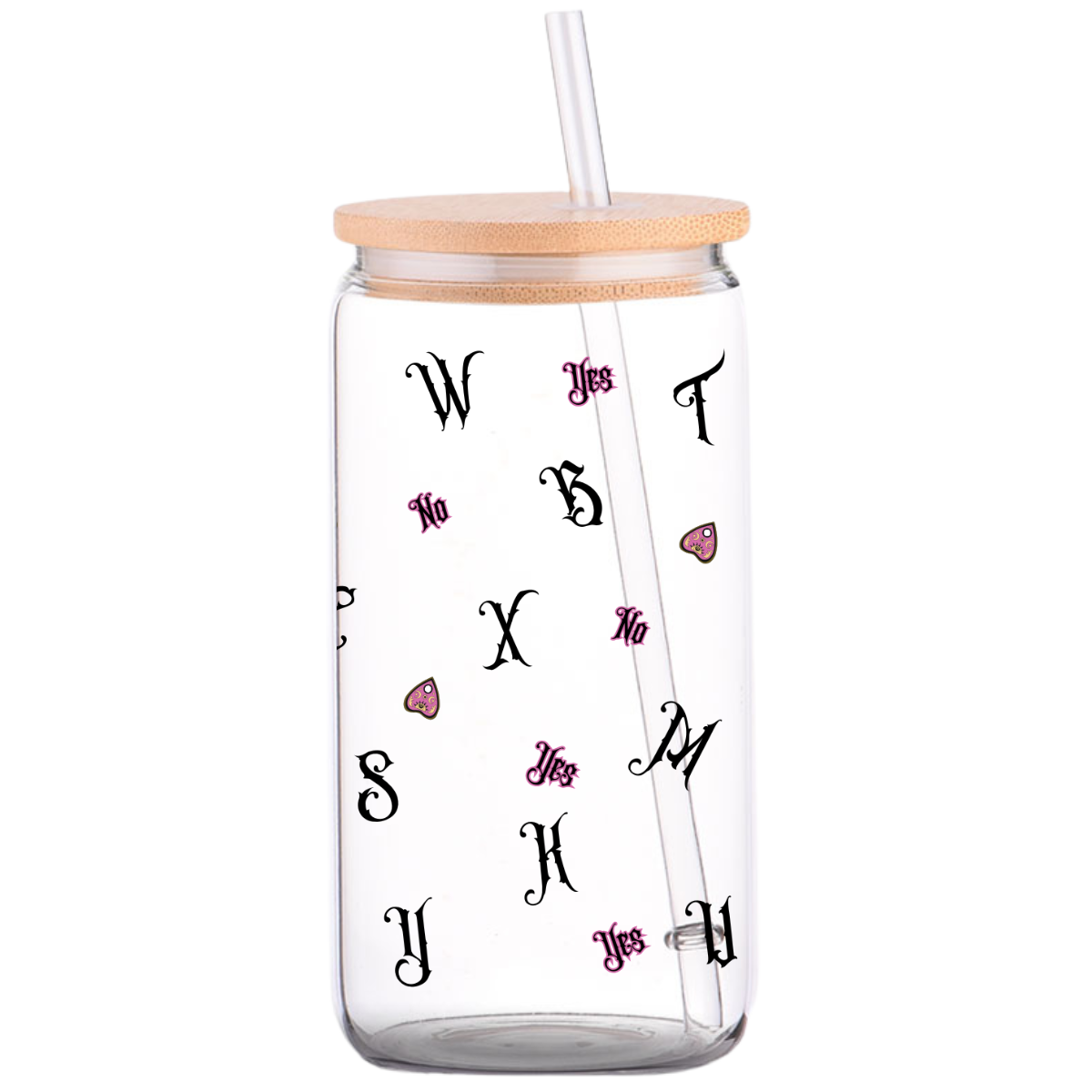 Ouija - Halloween Glass Can