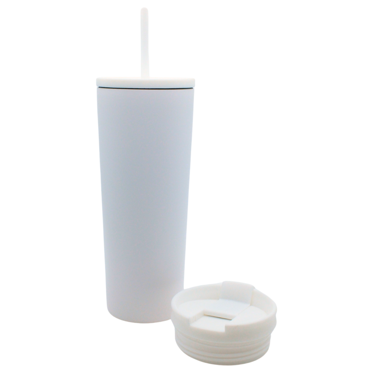 Blank - 2 lids Travel Tumbler (Customizable)