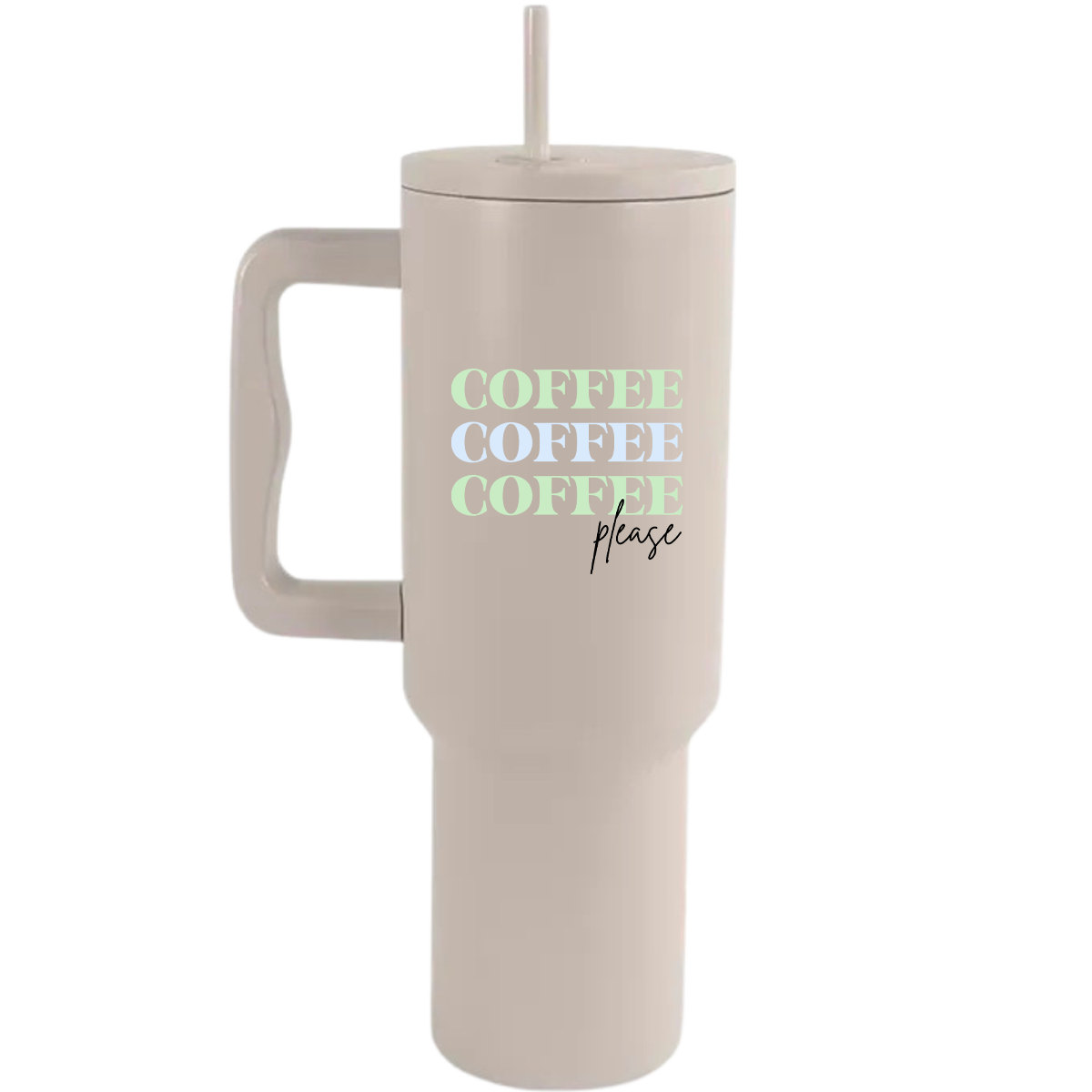 Coffee Please - 40oz Travel Tumbler