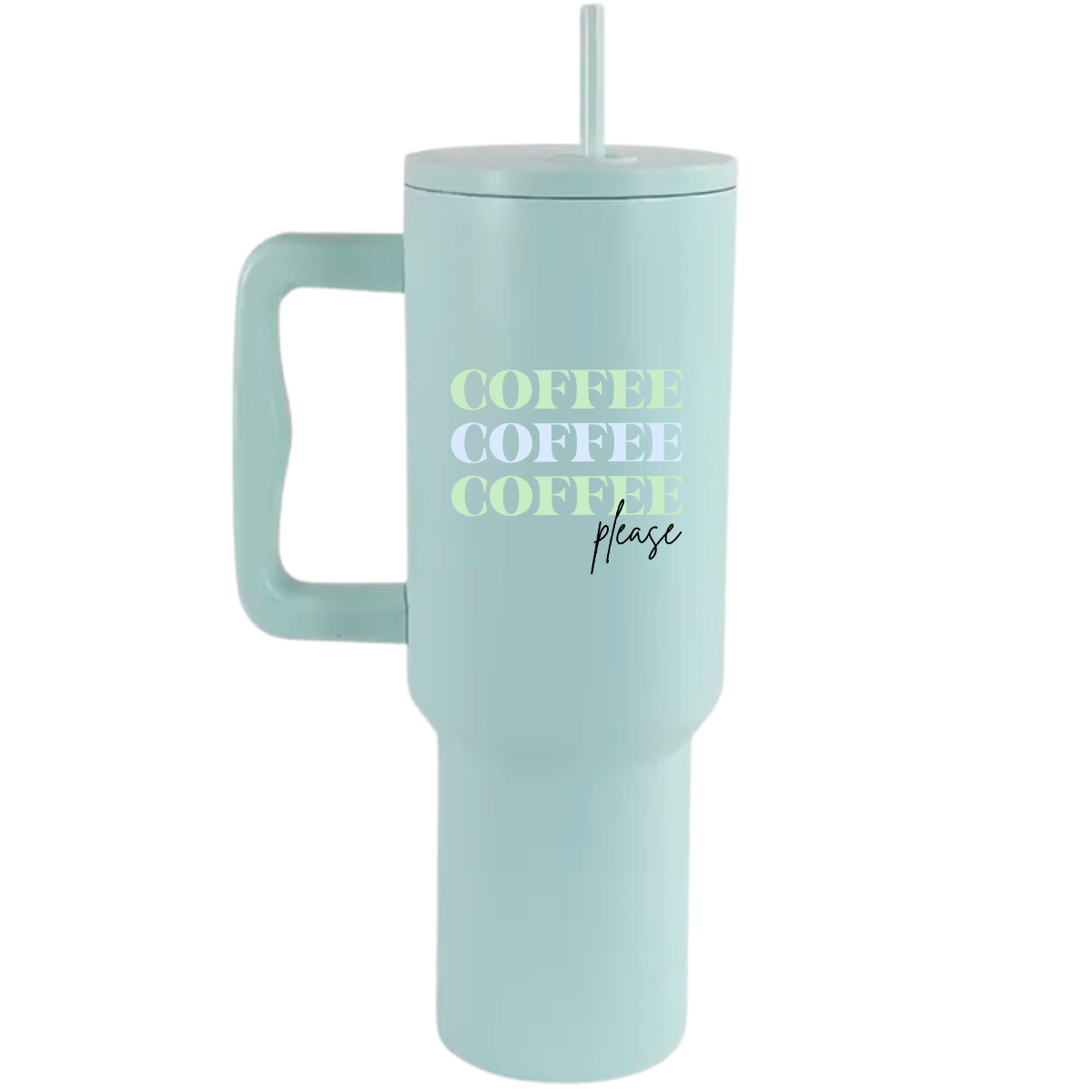 Coffee Please - 40oz Travel Tumbler