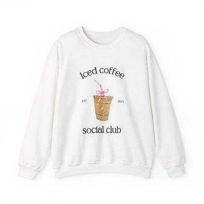 Iced coffee club - Unisex Crewneck Sweatshirt