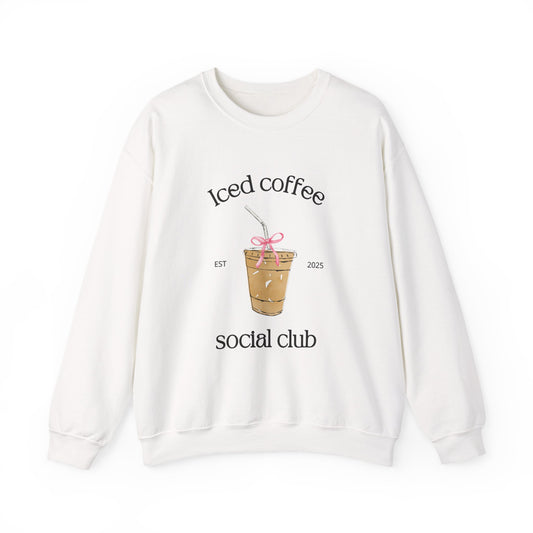 Iced coffee club - Unisex Crewneck Sweatshirt