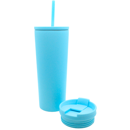 Blank - 2 lids Travel Tumbler (Customizable)
