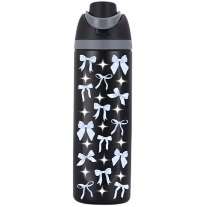 Blue Bows - Adult Sippy Cup