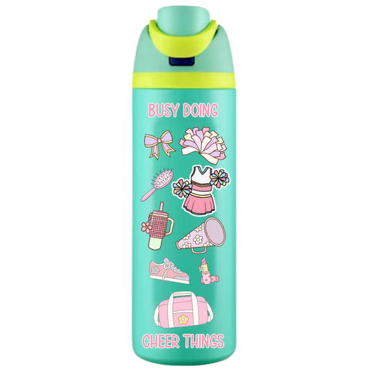 Busy Doing Cheer Things - Adult Sippy Cup