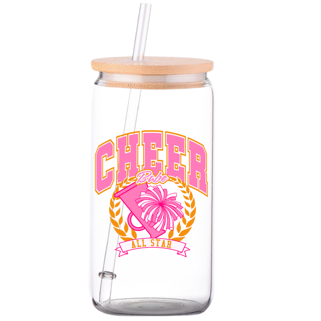 Cheer Babe - Glass Can