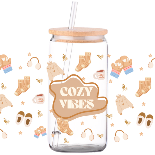 Cozy Vibes - Glass Can