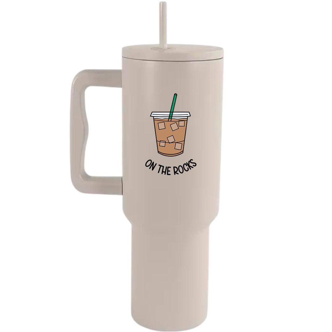 On the rocks - 40oz Travel Tumbler