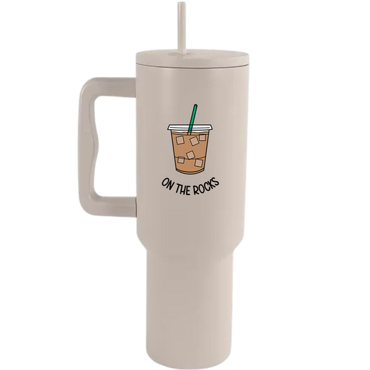 On the rocks - 40oz Travel Tumbler