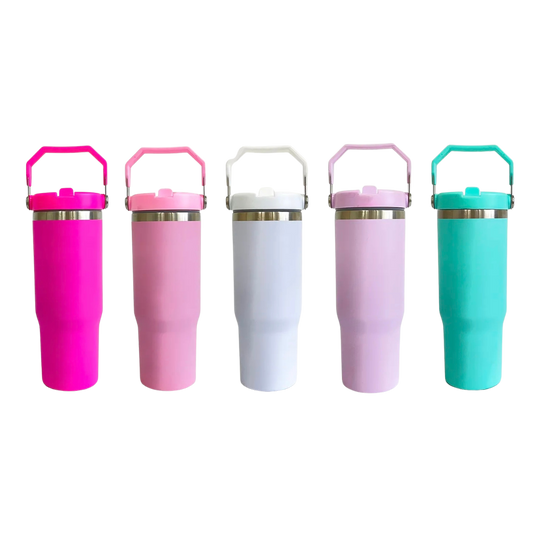 Blank - 30 oz Travel Tumbler Top Handle (Customizable)