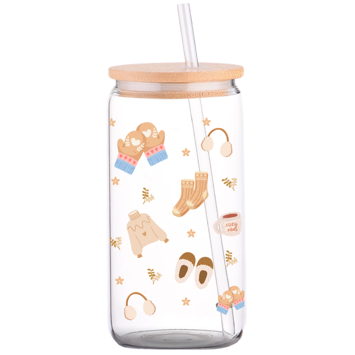 Cozy Vibes - Glass Can