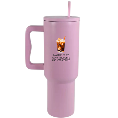 Happy thoughts - 40oz Travel Tumbler