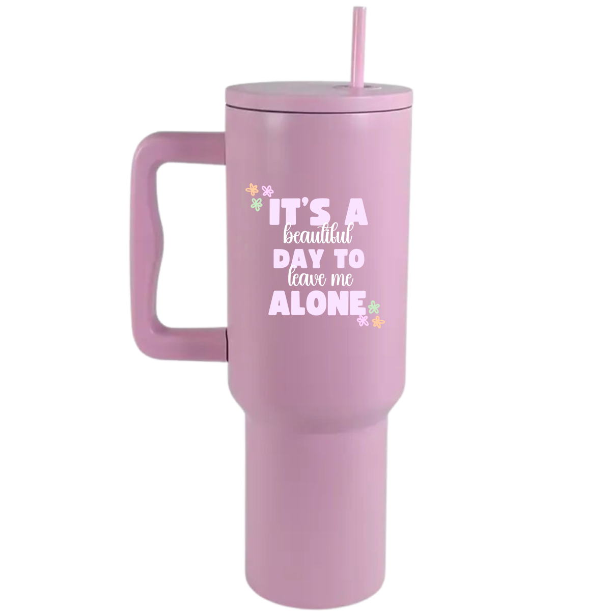 Leave me alone - 40oz Travel Tumbler