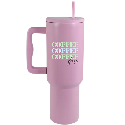 Coffee Please - 40oz Travel Tumbler
