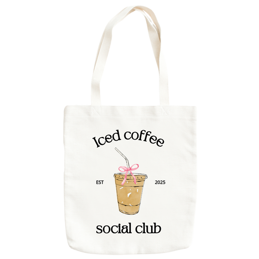 Tote bag - Iced coffee social club